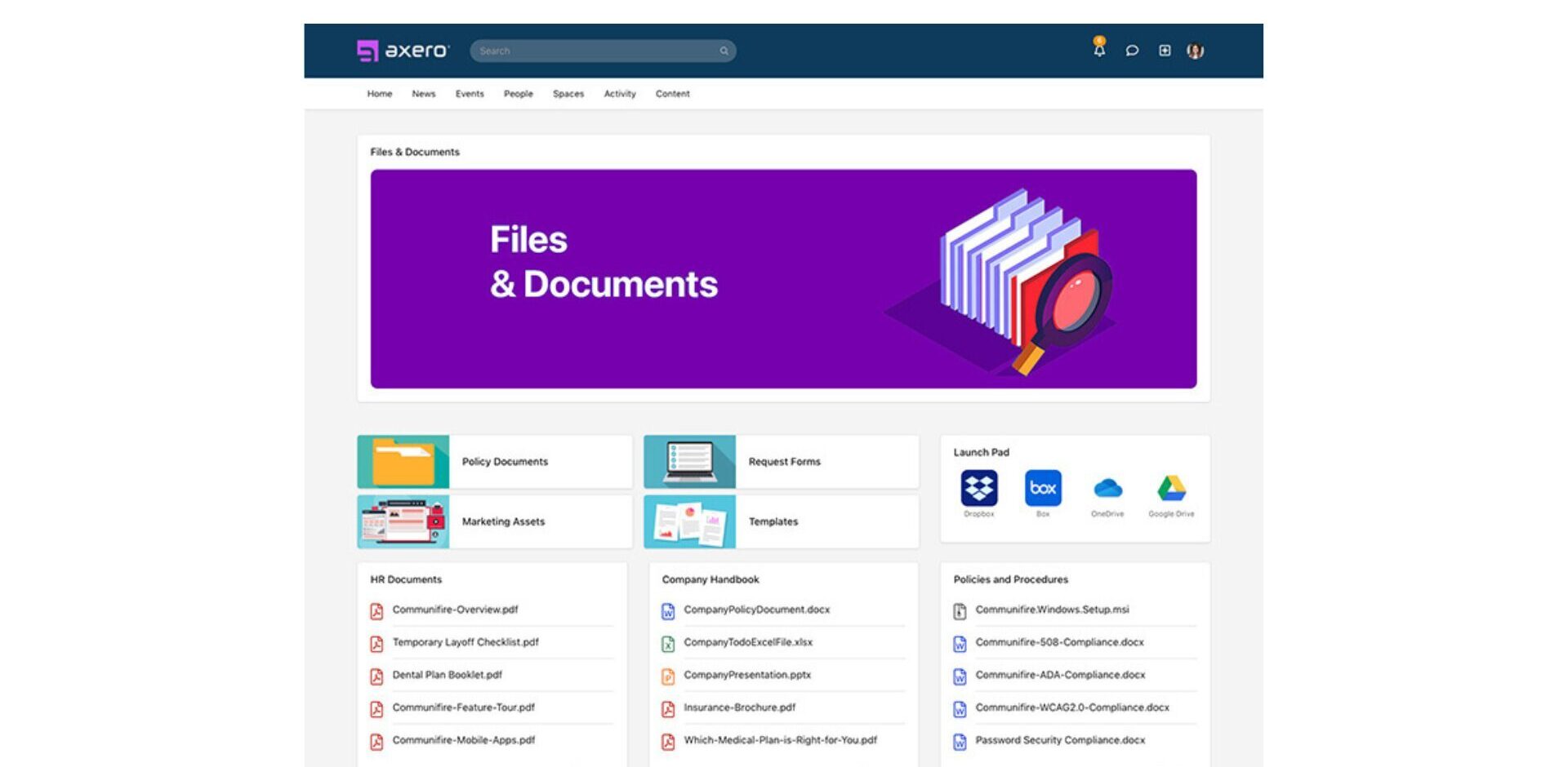 document management system example