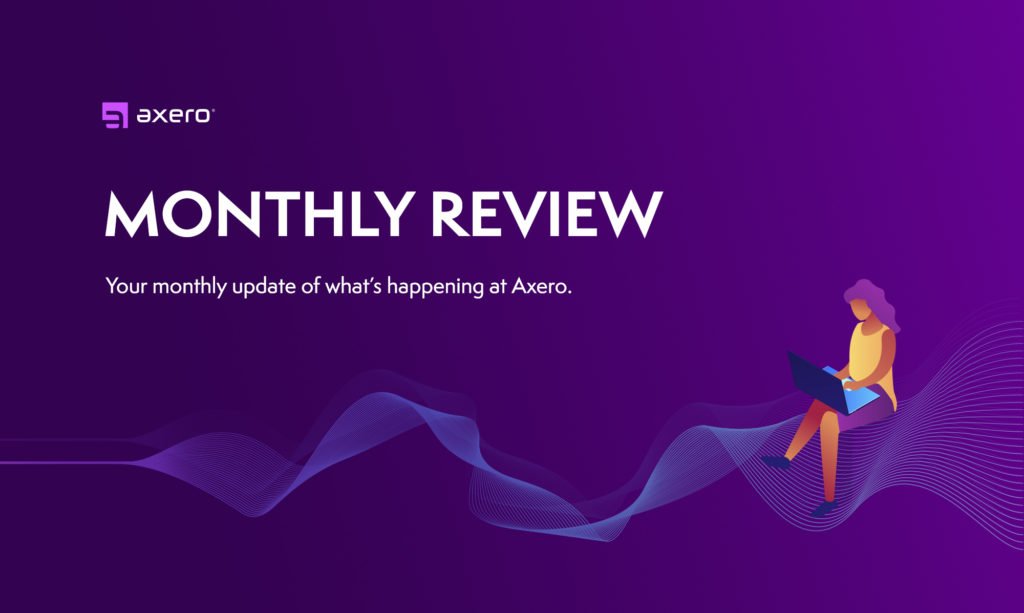 axero monthly review 09 2021