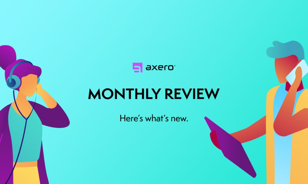 Axero Monthly Review 2021