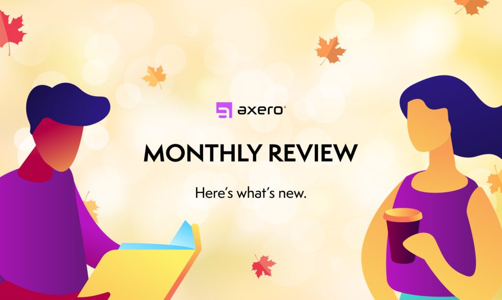 Axero Monthly Review November 2022