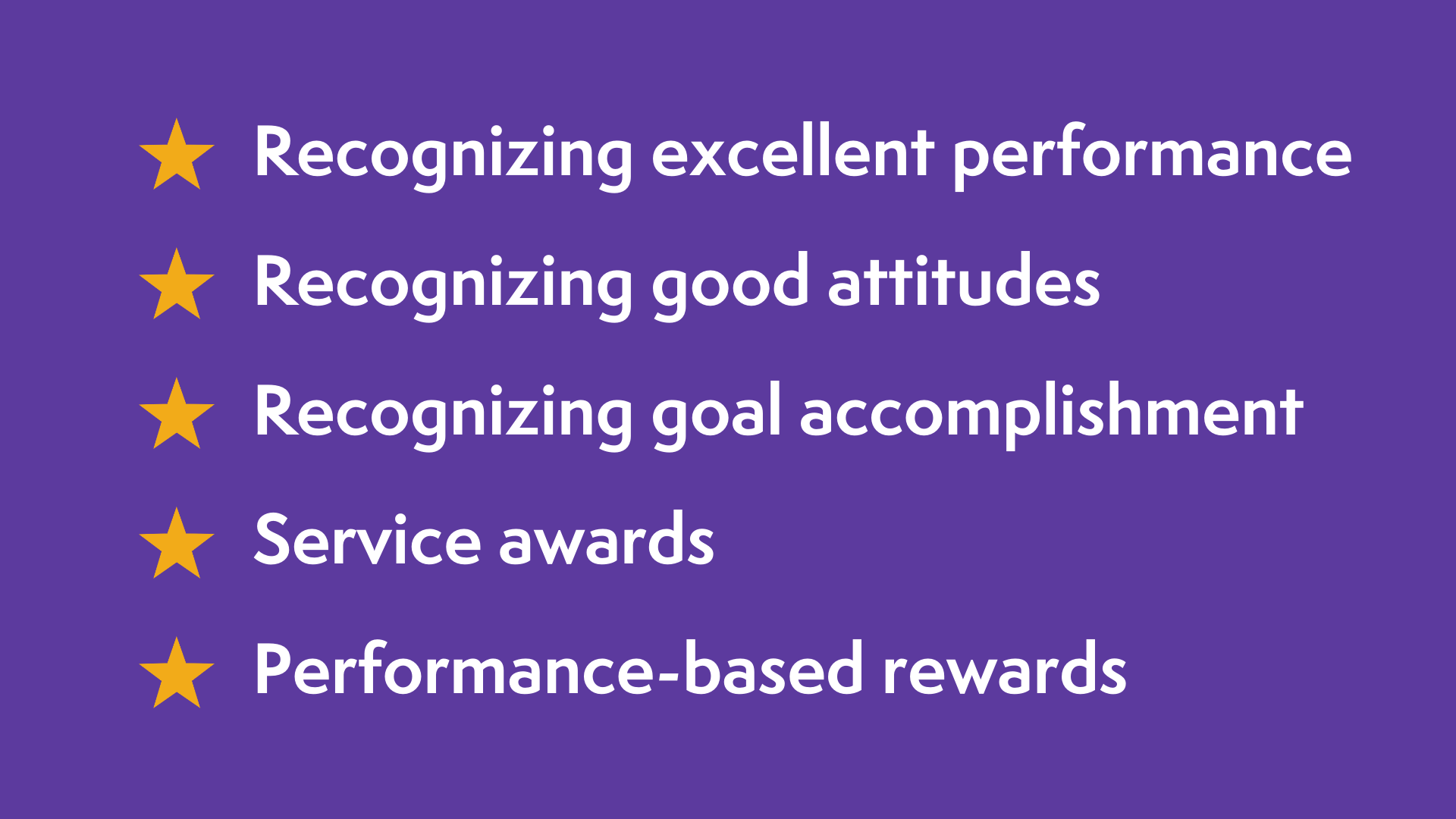 examples of employee recognition