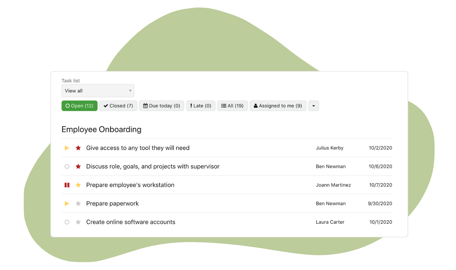 An effective action item list will outline all the key components that go into successfully completing tasks