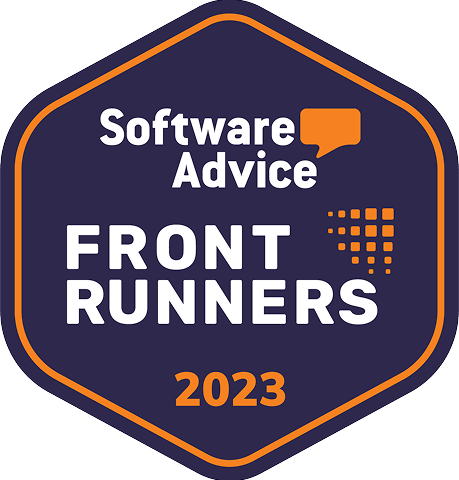 Software Advice Front Runners badge 2023