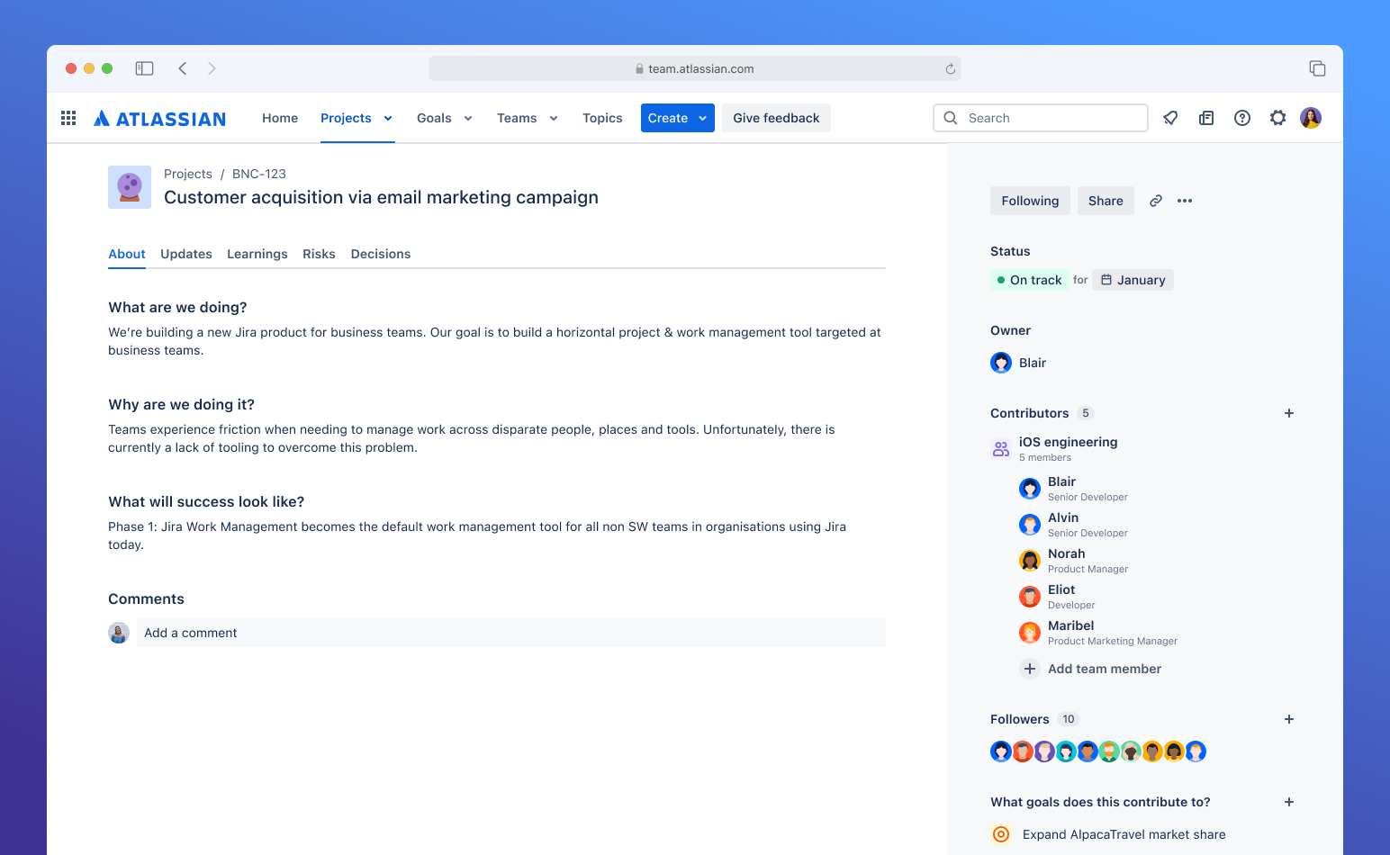 Jira screenshot