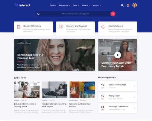 Interact Intranet Vendor Comparison