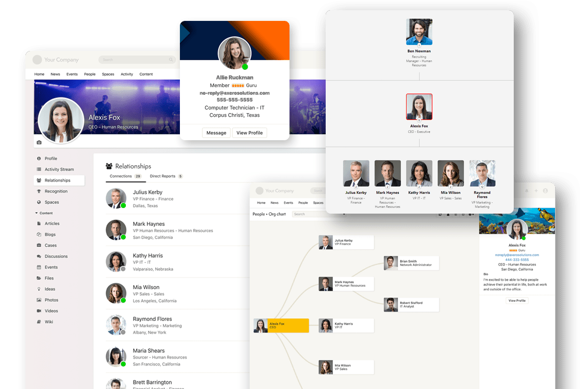 Intranet Software Org Chart