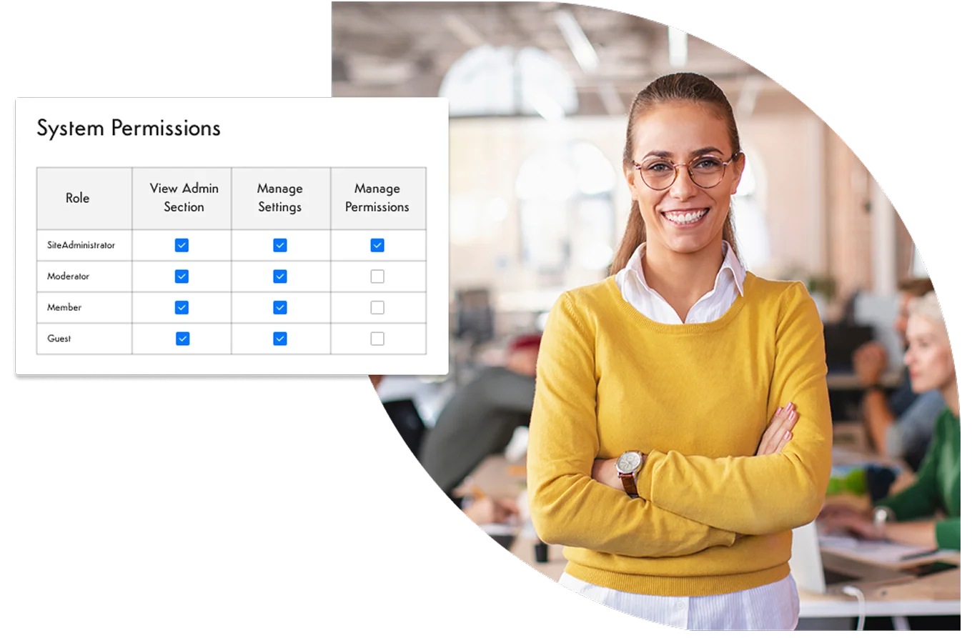 Employee intranet dashboard showing activity stream, Zoom article post, and onboarding checklist.