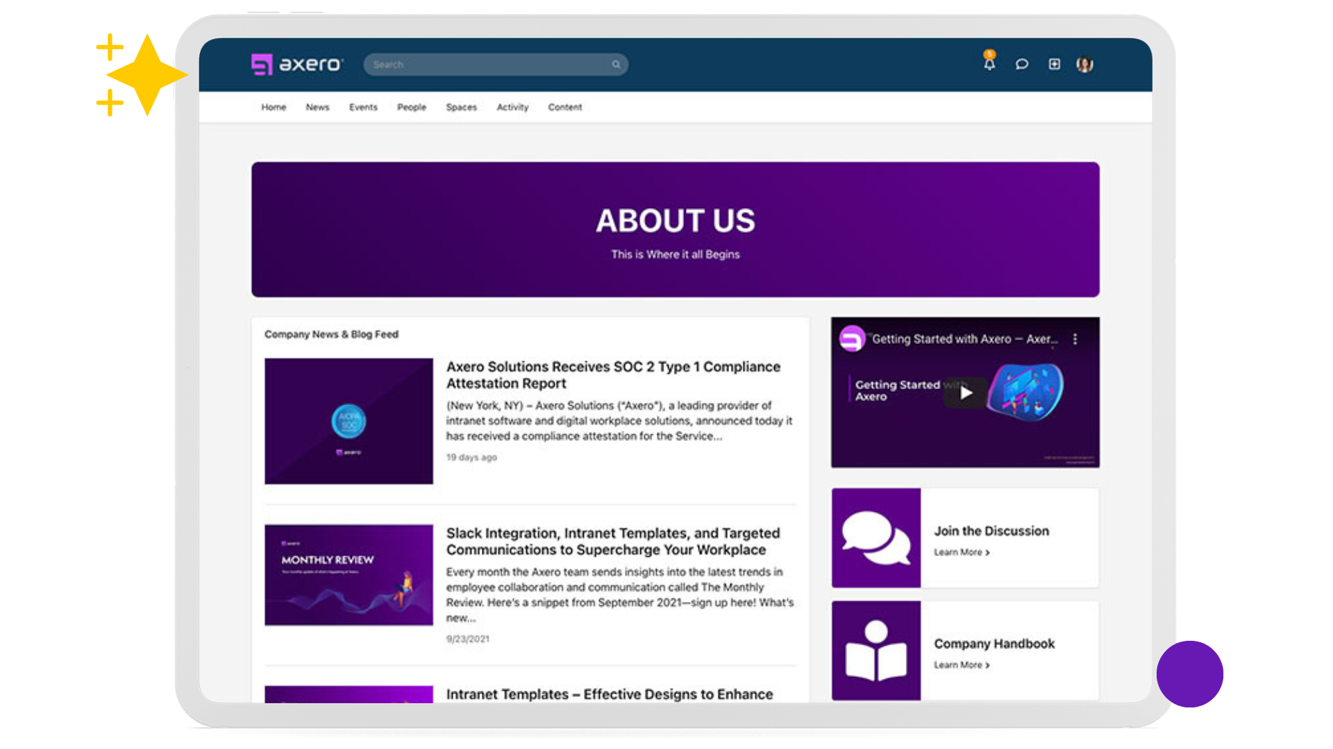 Intranet document library with organized files, clear navigation, and search tools for quick access to information.