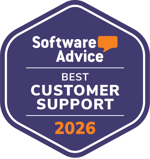 Software Advice Front Runners badge 2023